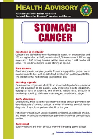 Philippine health advisories- DOH | PDF