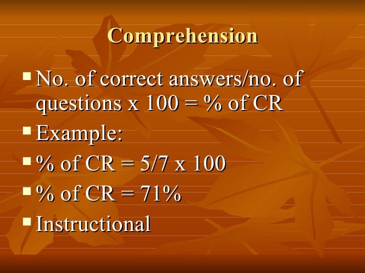 Philippine Informal Reading Inventory Phil Iri 