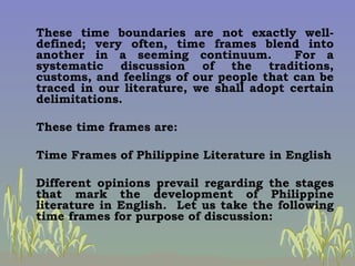These time boundaries are not exactly well-defined; very often, time frames blend into another in a seeming continuum.  Fo...
