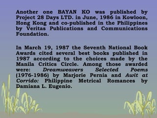 Philippine Literature boa Slide 258