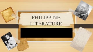 PHILIPPINE
LITERATURE
Literature During U.S. Colonization
By: Lumahod, Arcelyn S.
 
