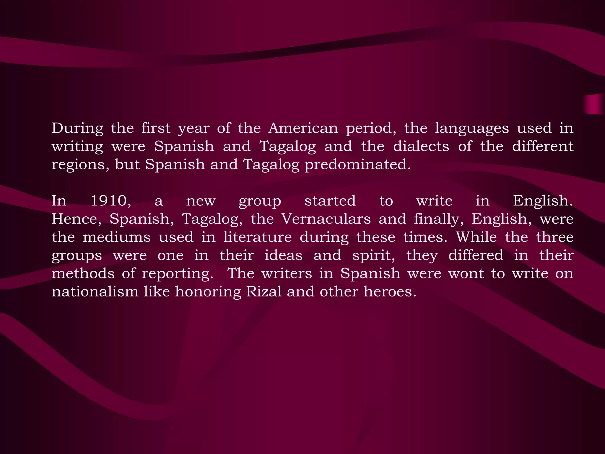 Philippine literature in english PPT