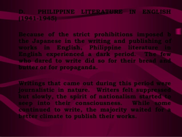 first philippine book of essays in english