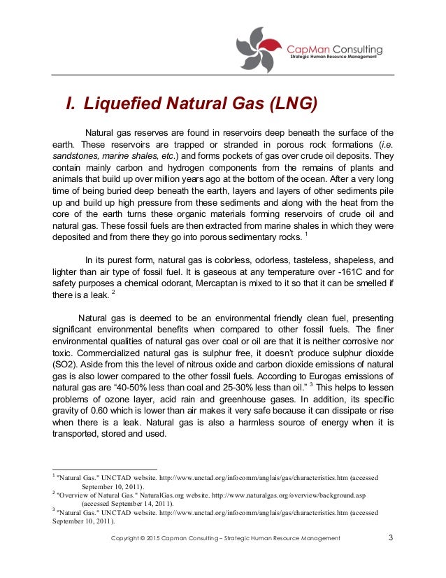 natural gas research report