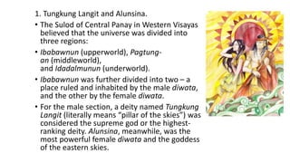 PHILIPPINE MYTHOLOGY (VISAYAS).pptx