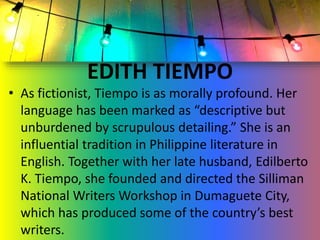 Philippine National Artists for Literature