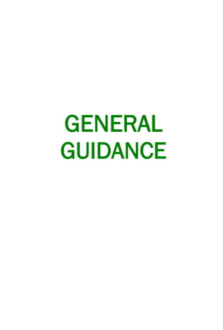 GENERAL
GUIDANCE
 