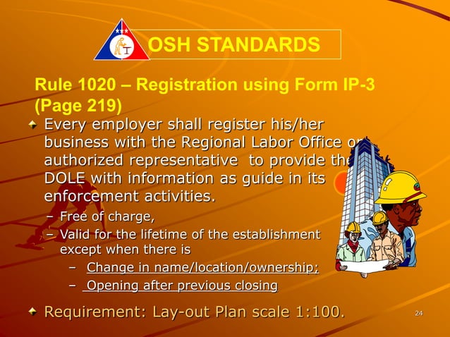 Philippine OSH Standards Rev 2012 ppt philippine-osh-standards-rev-2012-ppt