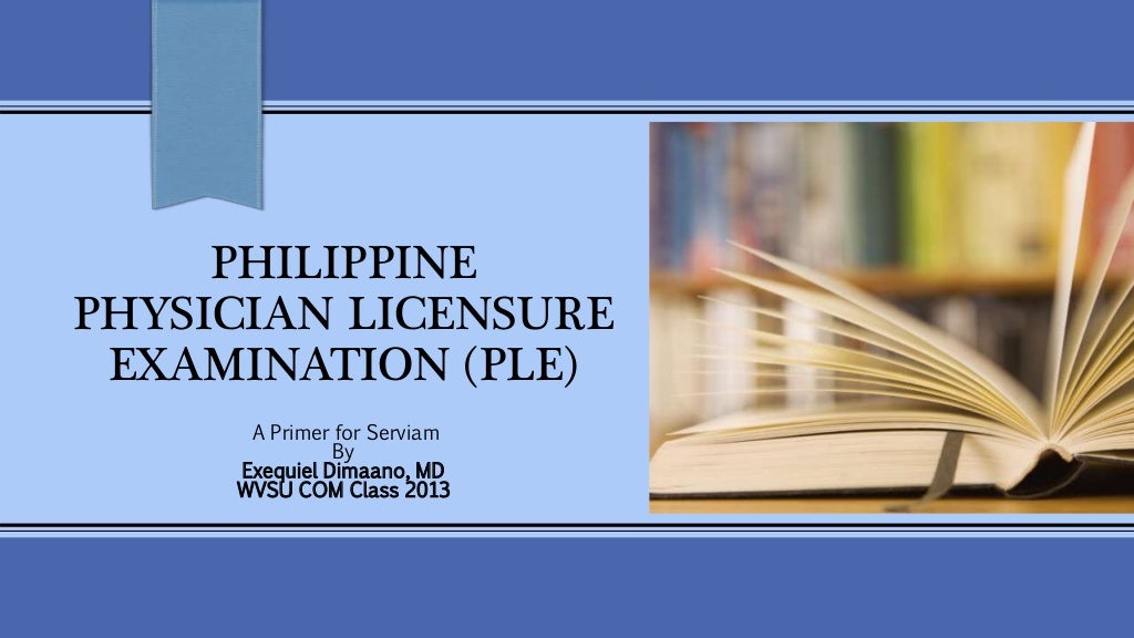 Philippine physician licensure exam primer