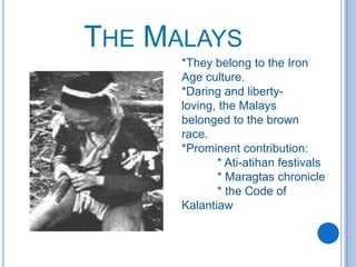 The IndonesiansFirst Sea-Immigrants