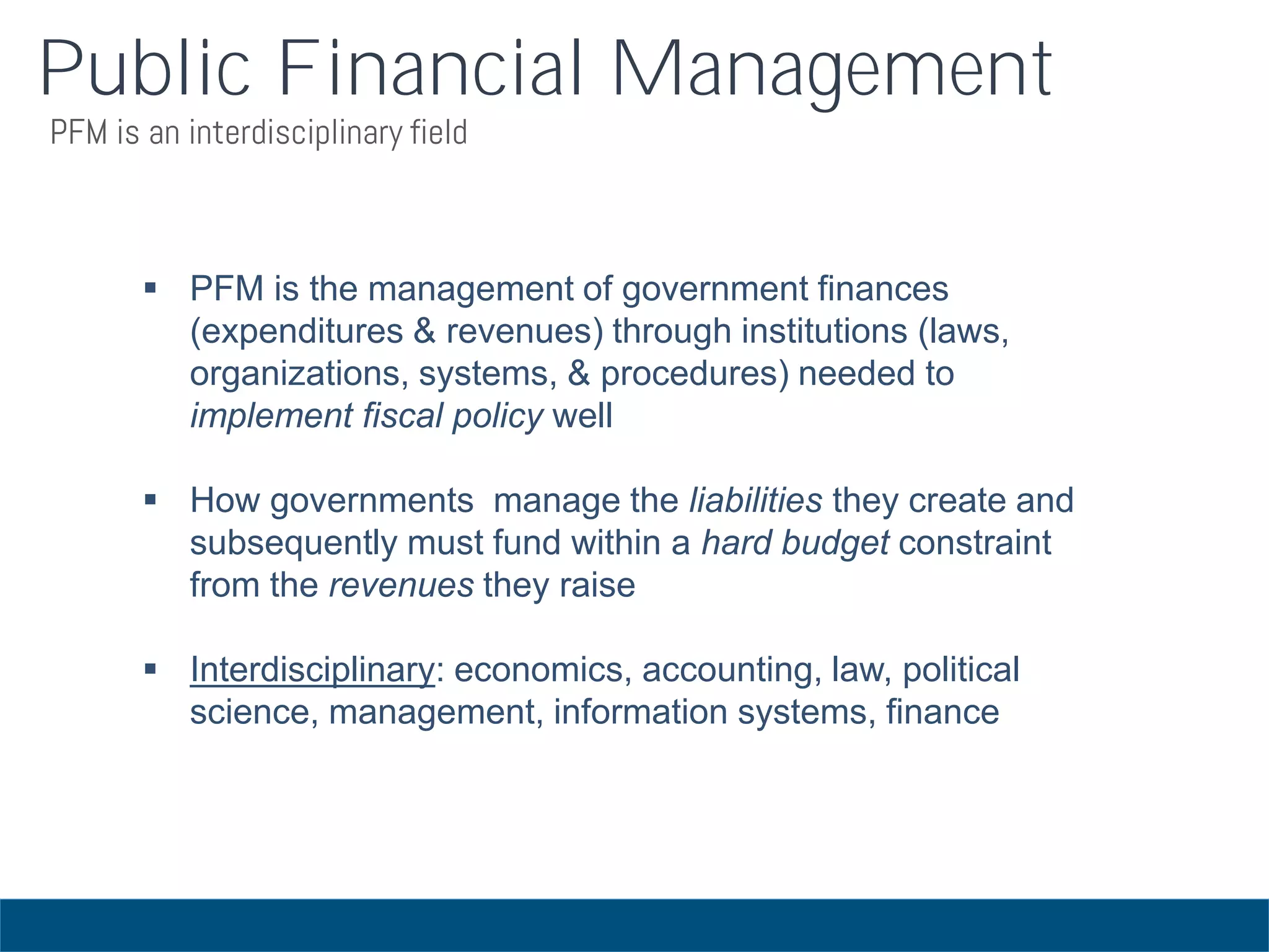 Philippine Public Financial Management System and its Role in National  Development | PDF