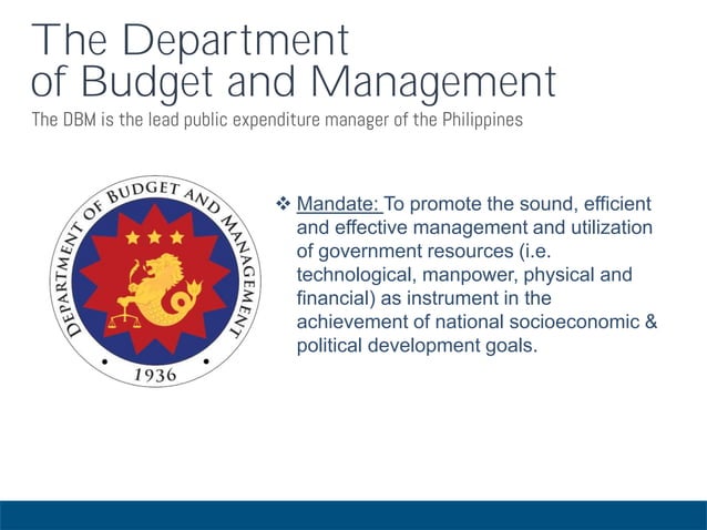 Philippine Public Financial Management System And Its Role In National 