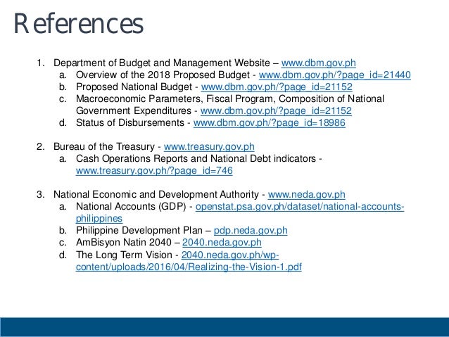Philippine Public Financial Management System And Its Role In Nationa 