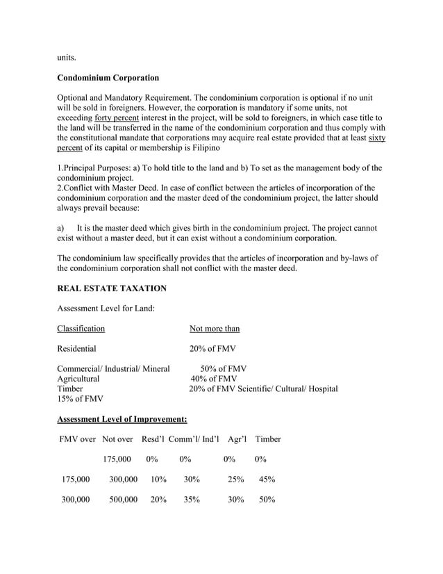 Philippine real estate laws