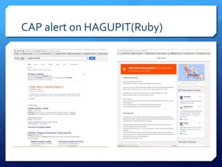 CAP alert on HAGUPIT(Ruby)
 
