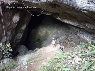 Sagada, une grotte funéraire 