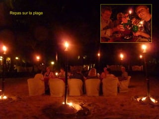 Repas sur la plage 