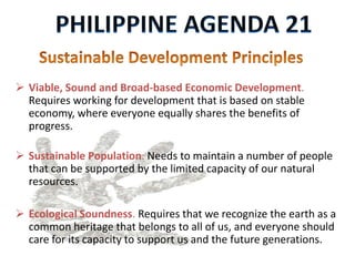 what is philippine agenda 21