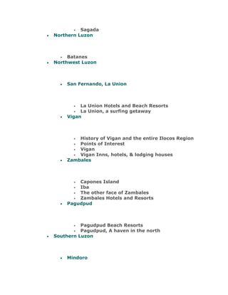 Philippines best destinations