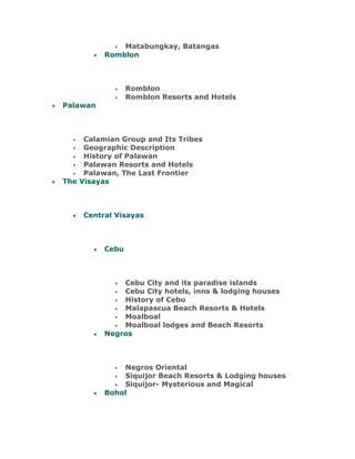 Philippines best destinations