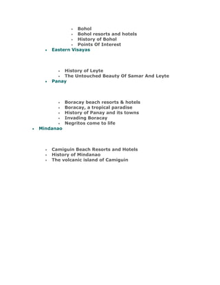 Philippines best destinations