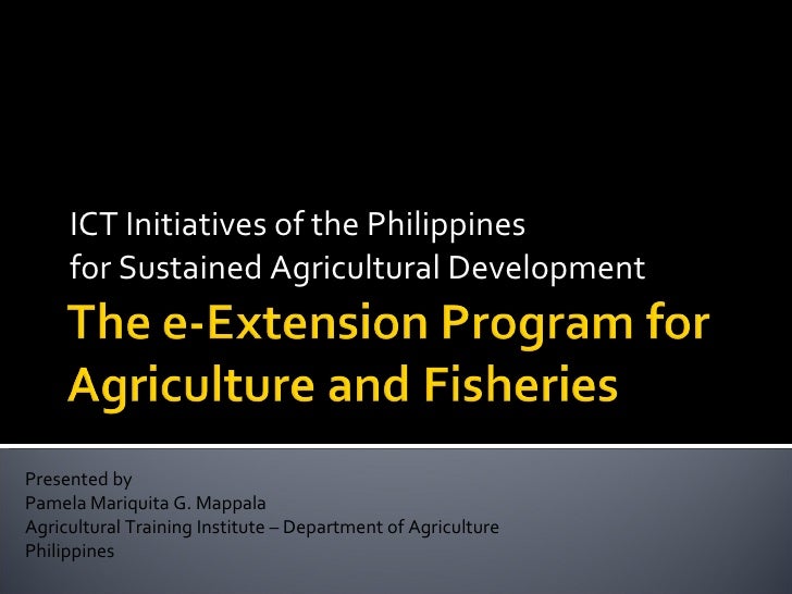 ICT Initiatives of the Philippines for Sustained ...