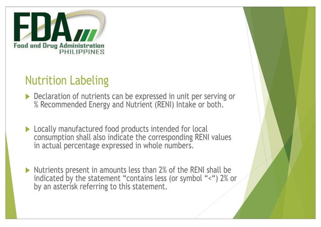 Labelling Claims Example Philippines Nutrition and Labelling Claims 2015 | PDF | Healthy Cooking ...