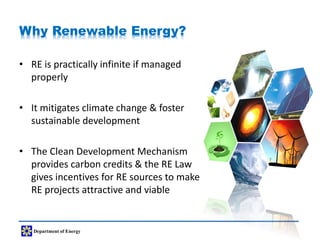 Renewable Energy in the Philippines - Department of Energy | PDF