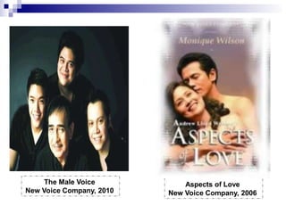 Aspects of Love
New Voice Company, 2006
The Male Voice
New Voice Company, 2010
 