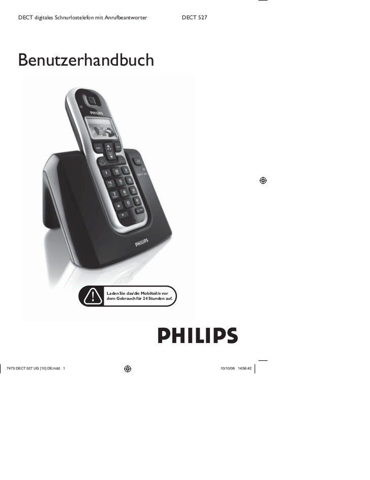 Philips dect 527 инструкция