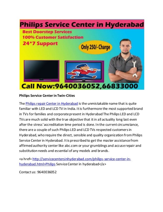 Philips servicecenterinhyderabad