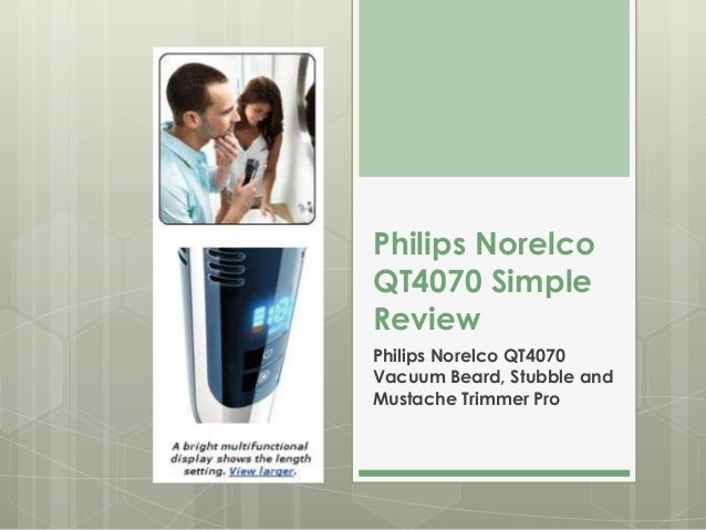 philips norelco qt4070