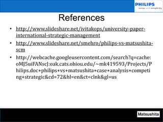 Philips Versus Matsushita Final 2