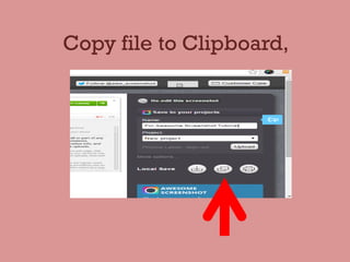 Copy file to Clipboard,
 