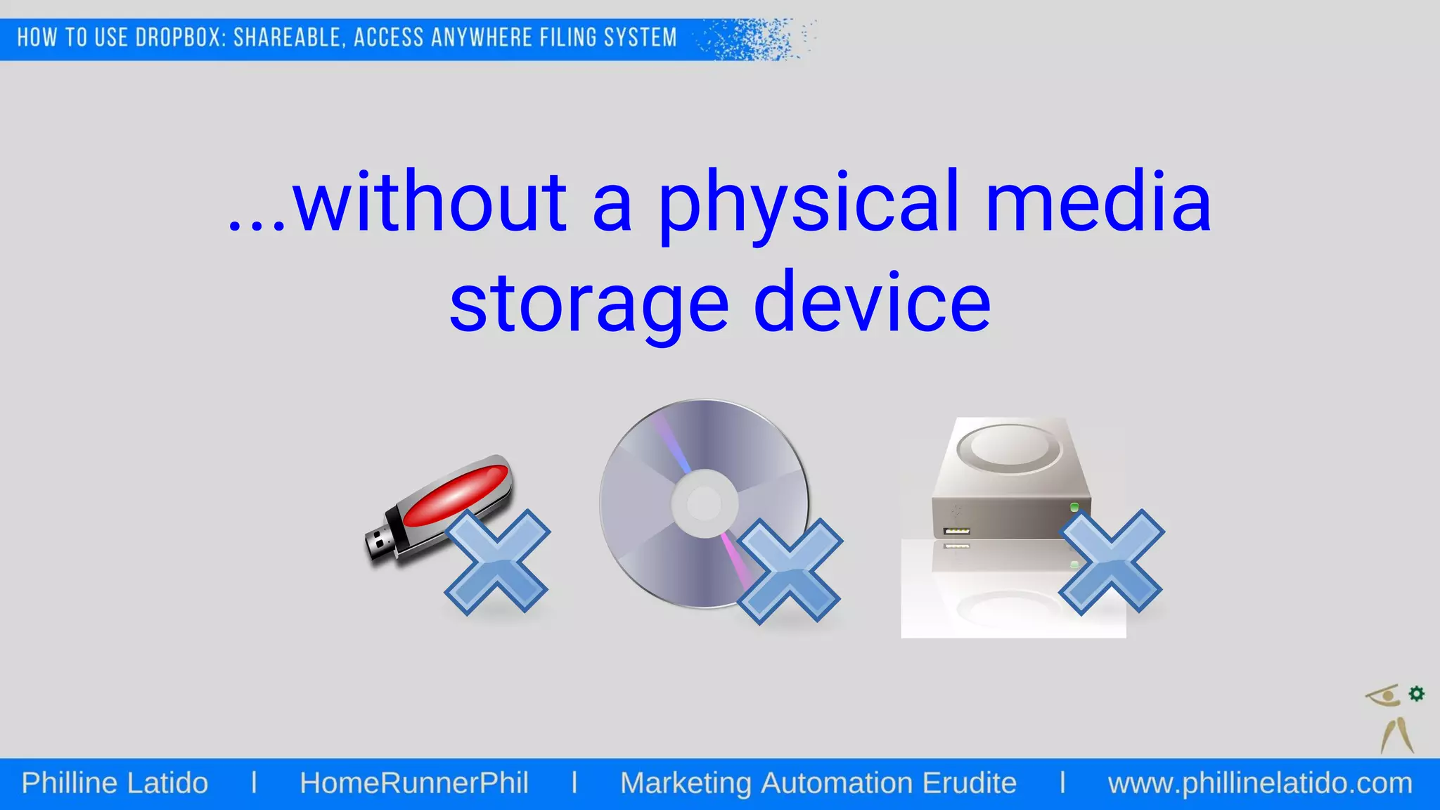...without a physical media
storage device
 