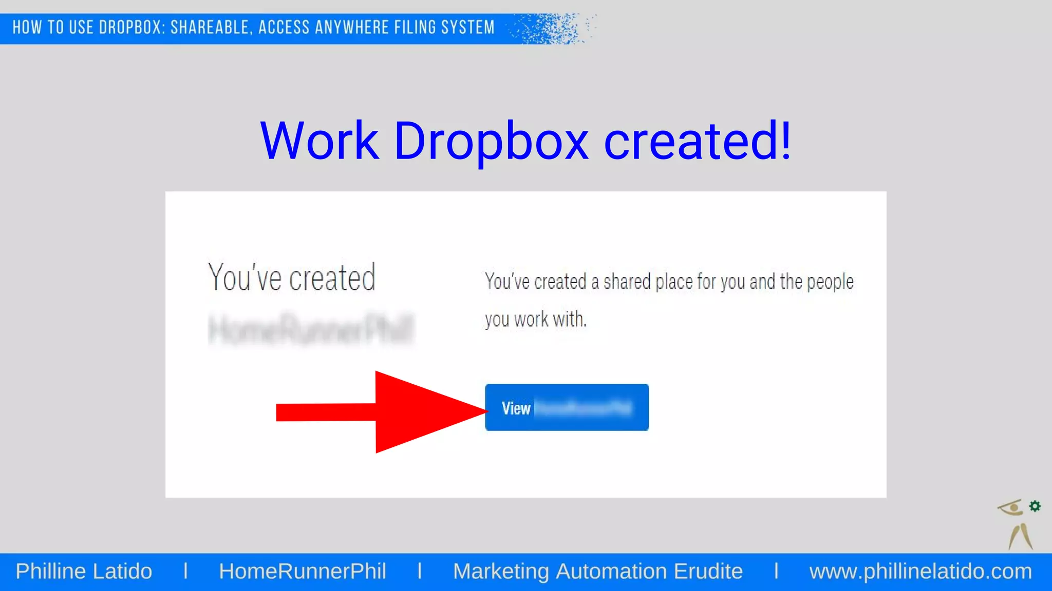 Work Dropbox created!
 