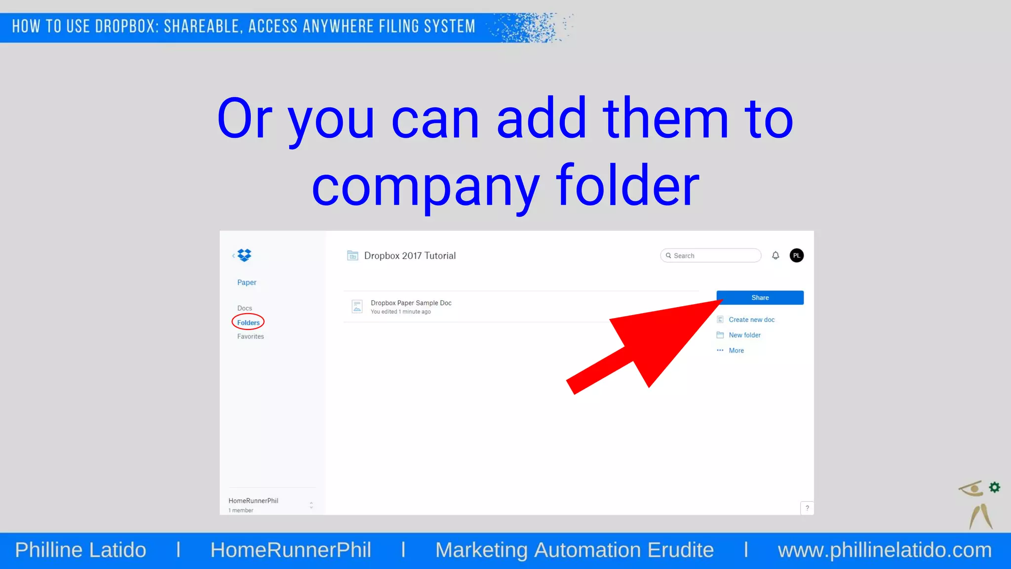 Or you can add them to
company folder
 