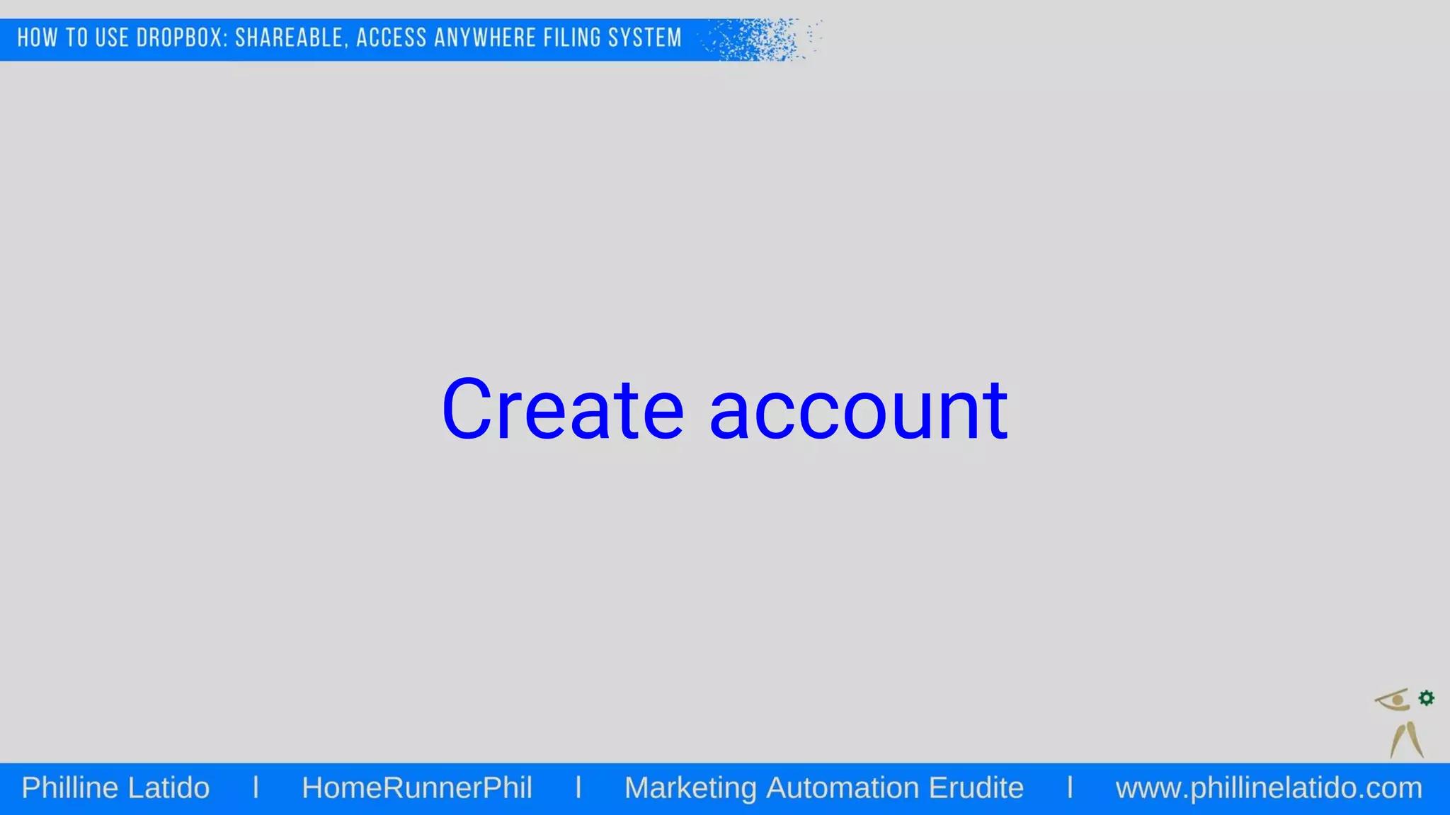 Create account
 