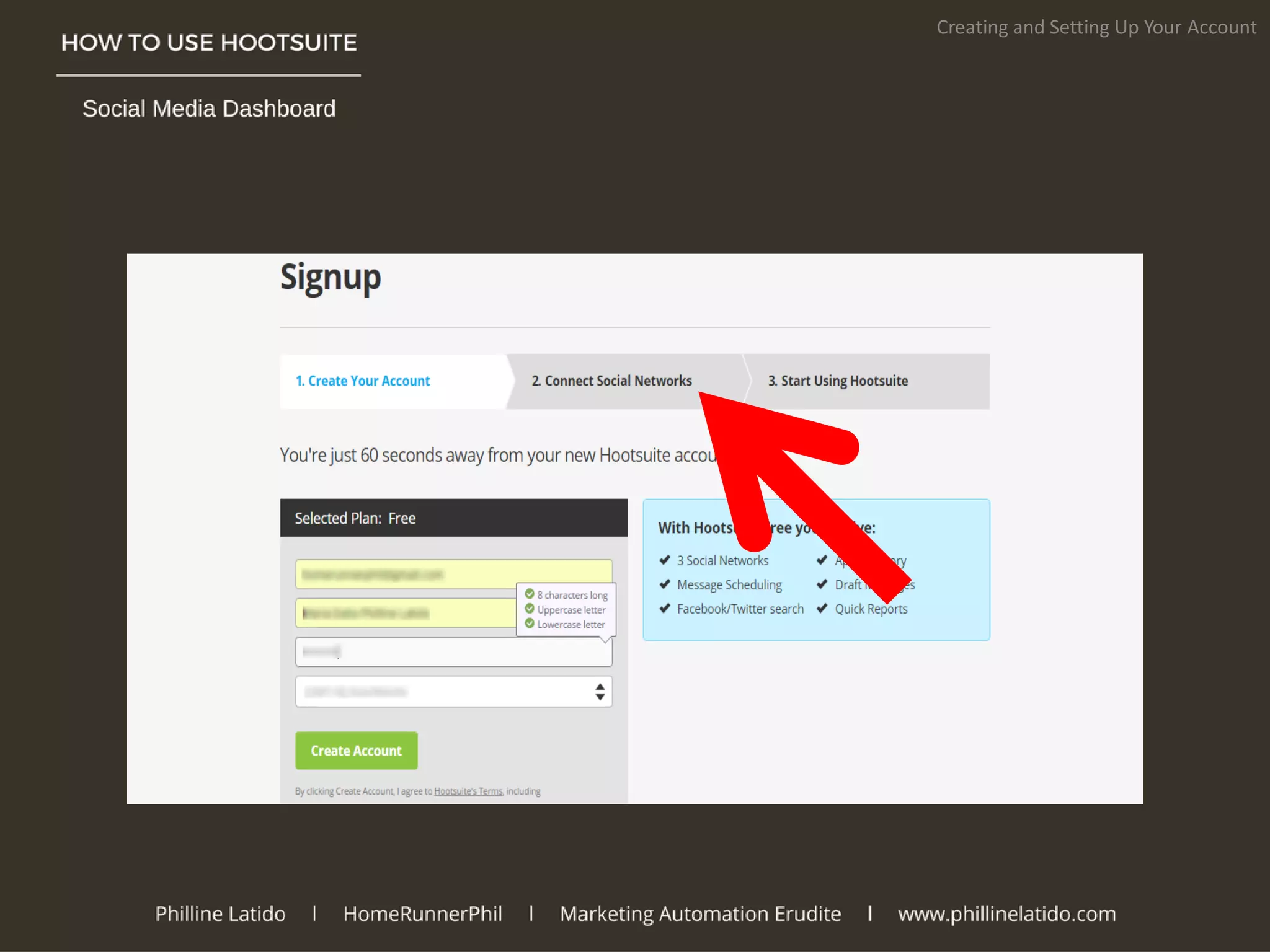 Creating and Setting Up Your Account
 