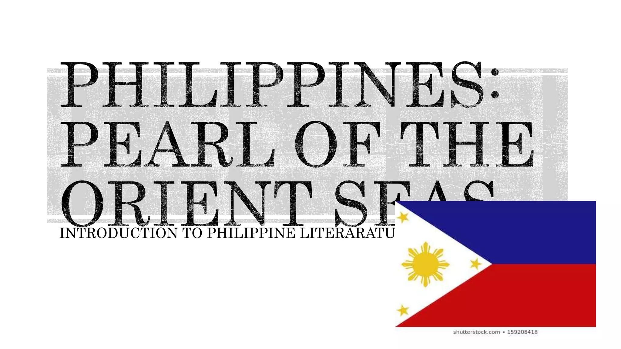Phillipines: Pearl of the Orient Seas | PPTX