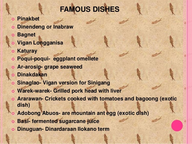 phillipines regions 6 famous dishes