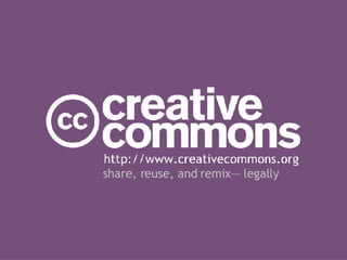 share, reuse, and remix— legally 