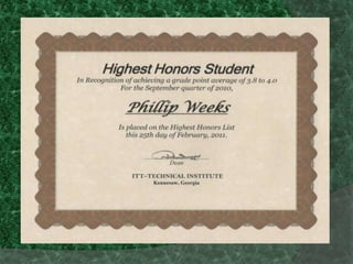 Phillip Weeks Portfolio   Pps