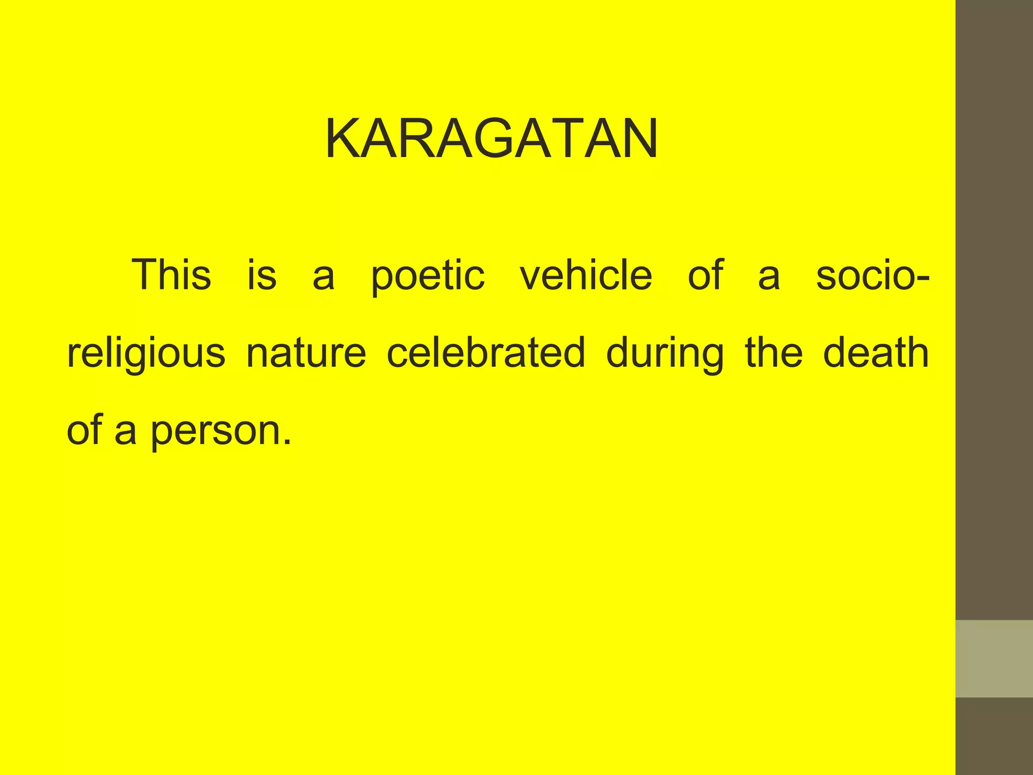 Karagatan Examples Example Of Karagatan In Philippine Literature