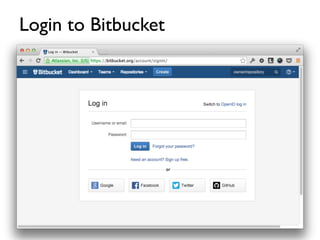 Using the GitHub App to Connect to Bitbucket