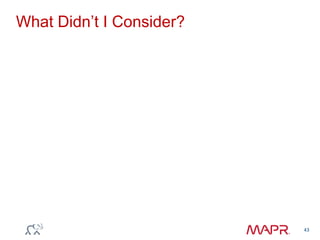What Didn‟t I Consider?
43
 