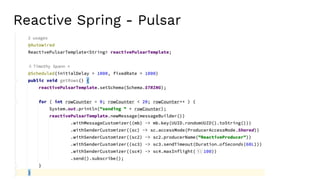 Reactive Spring - Pulsar
 