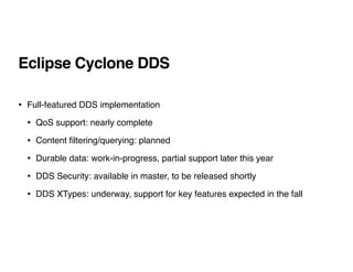 ROS 2 Foxy with Eclipse Cyclone DDS | Philly ROS Meetup July 20th 2020 ...