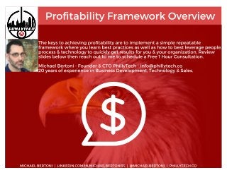 PhillyTech Profitability Framework Overview