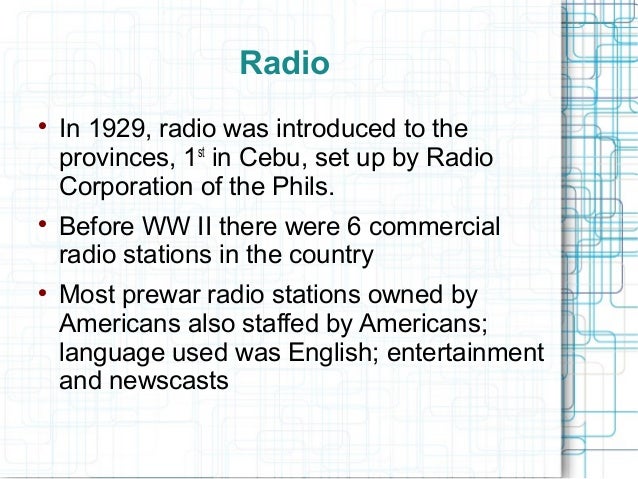 History of Philippine Mass Media